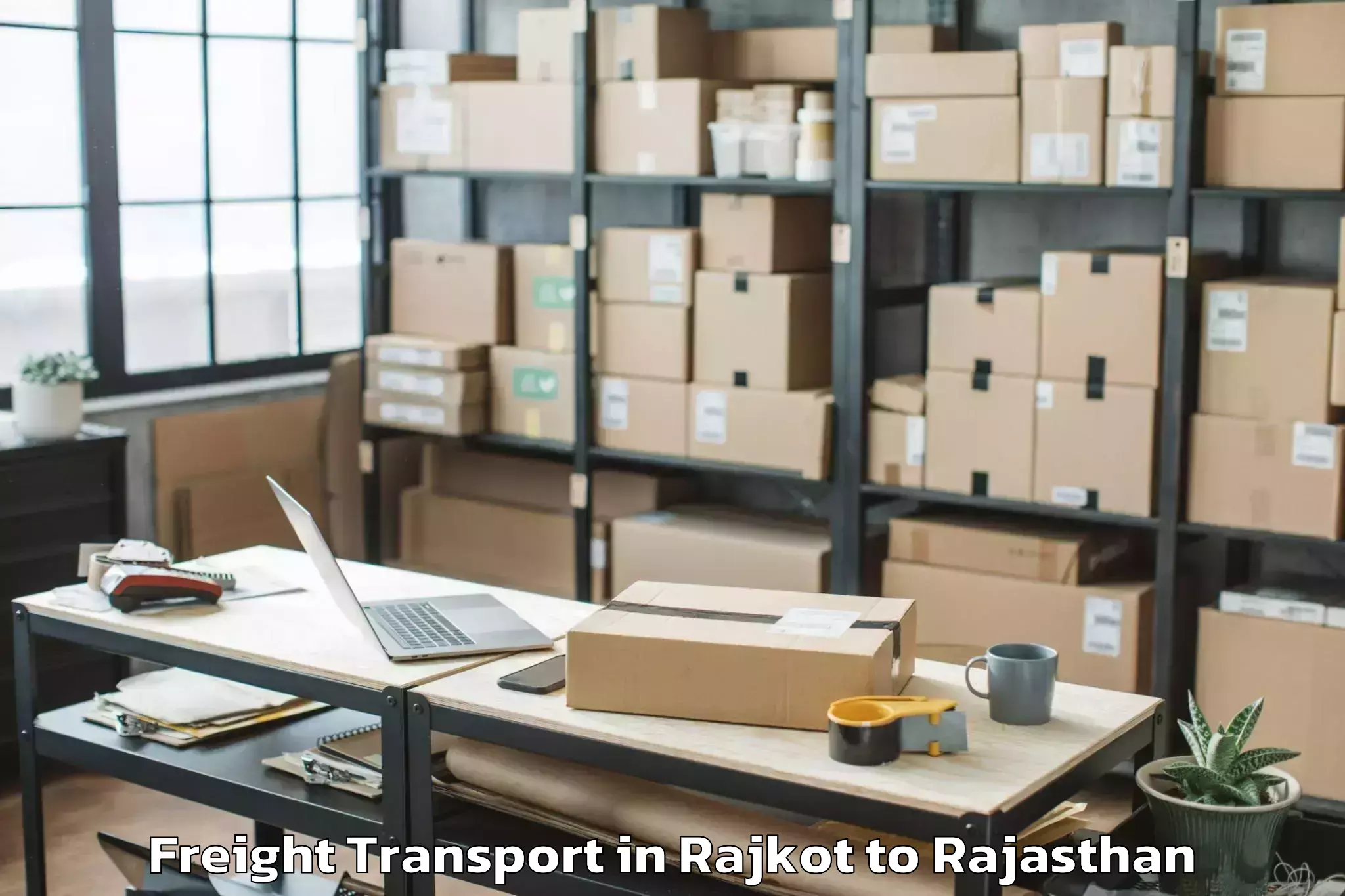 Leading Rajkot to Poornima University Jaipur Freight Transport Provider